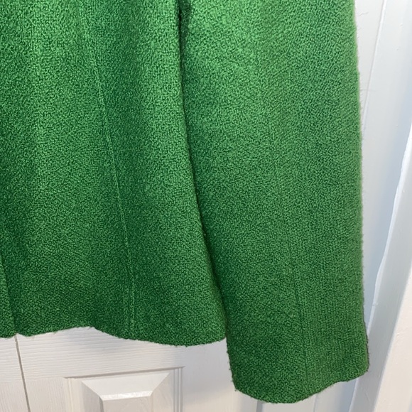 Lafayette 148 NY Green Wool Suit Skirt Set - Picture 3 of 14